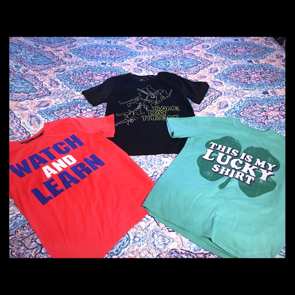 Lot of 3 Boys Shirts